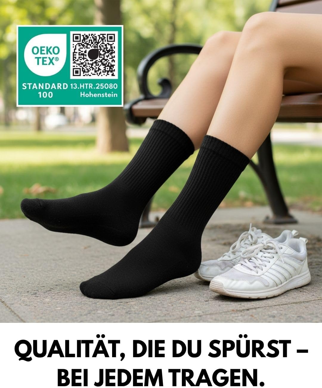 Thumbnail 6 de 10 Paar Sportsocken Tennissocken 80% Baumwolle