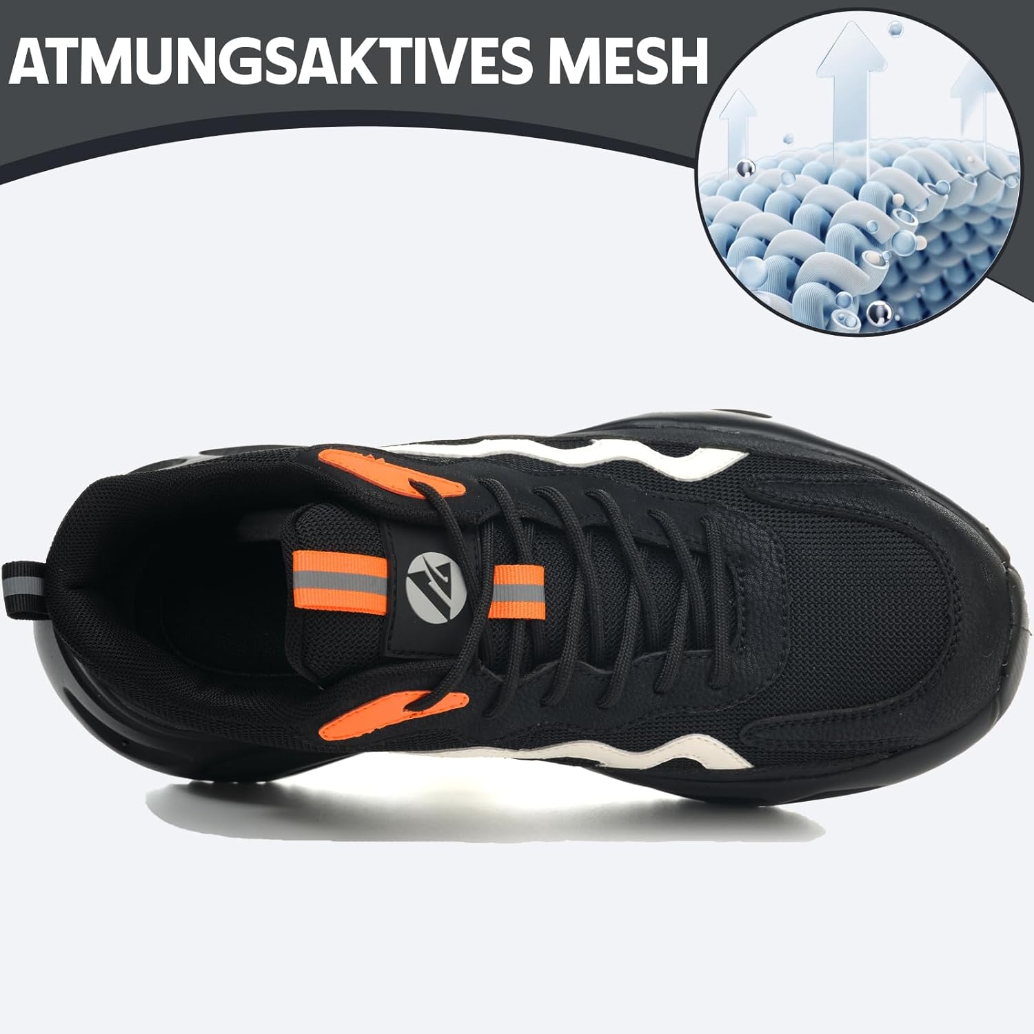 Thumbnail 4 de Chaussures de sécurité AFJYG avec embout acier, semelle anti-crevaison Kevlar et semelle antidérapante (EU 37-46)