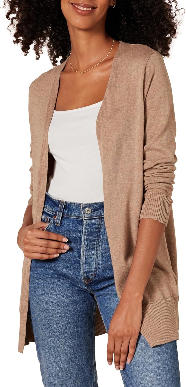 Thumbnail 6 de Amazon Essentials women’s lightweight long open-front cardigan (plus size available)