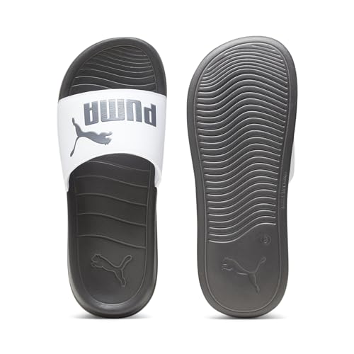 Detalle de PUMA Popcat 20, Chanclas Unisex adulto – Puma White Dark Coal, talla 42 EU