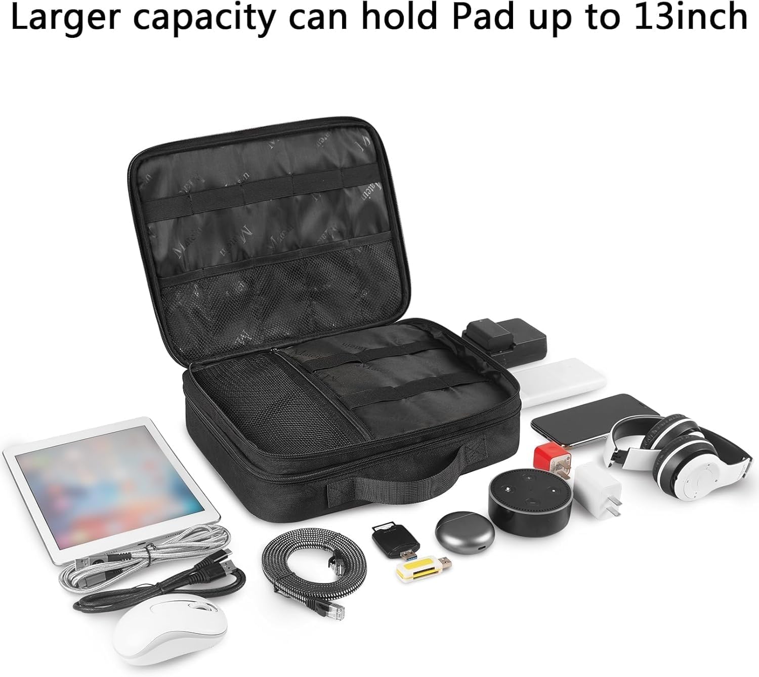 Thumbnail 6 de MATEIN Borsa Porta Cavi Grande: Organizzatore Elettronica Durevole e Multifunzionale