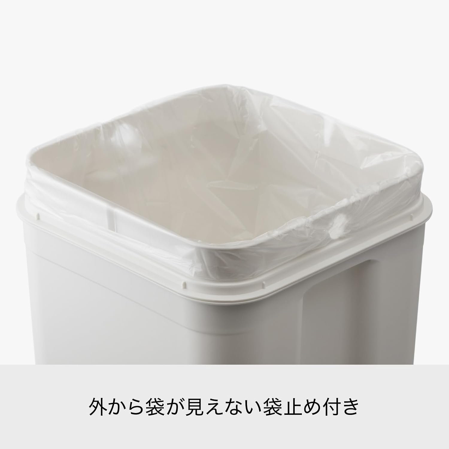 Detalle de ライクイット シールズ LBDー03 プッシュ式密閉ダストボックス 約45L グレー