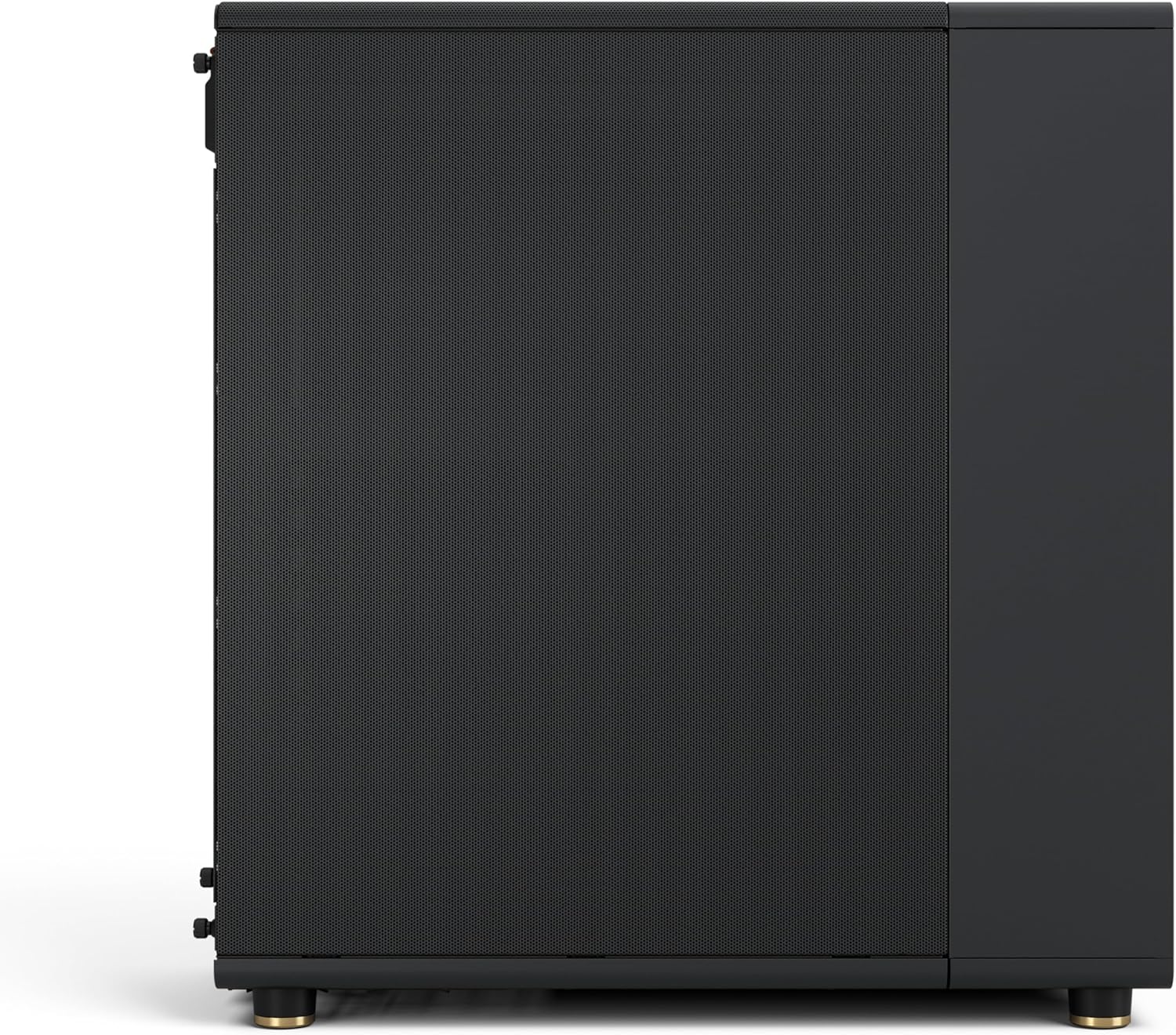 Detalle de Fractal Design North Walnut Front ATX Mid Tower PC Case with Mesh Panels and 2x 140mm Fans