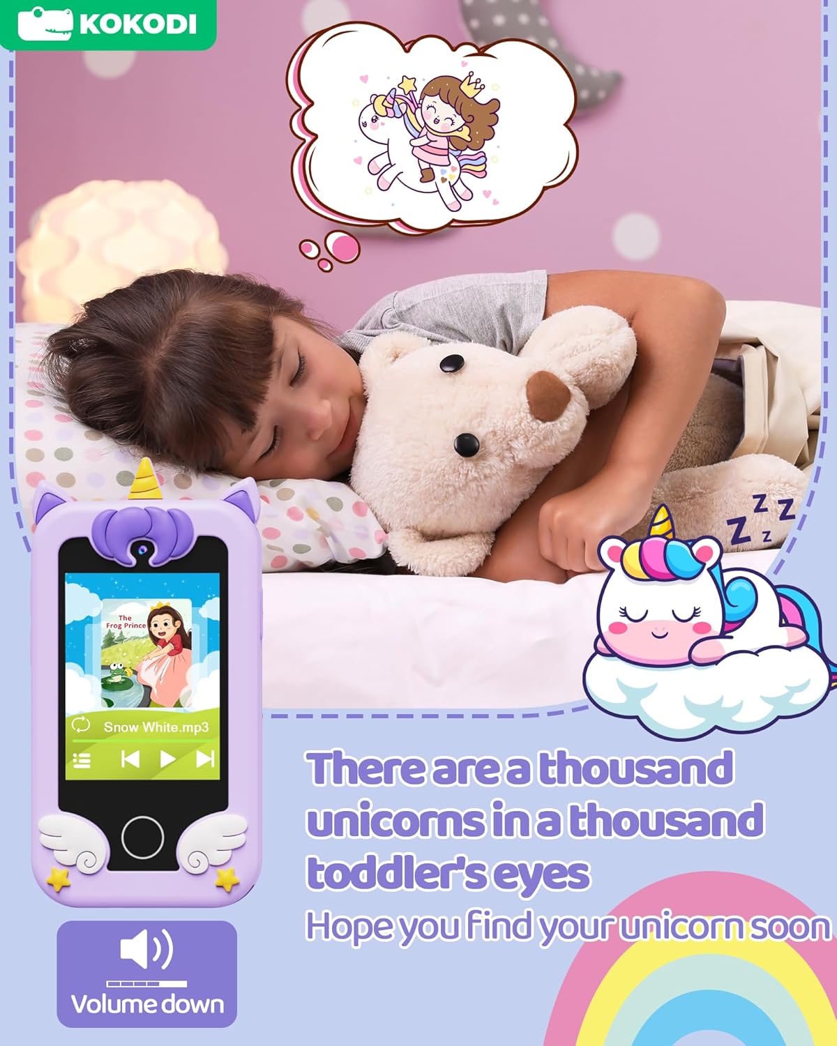 Thumbnail 5 de KOKODI Kids Smart Phone Toy with Dual Camera