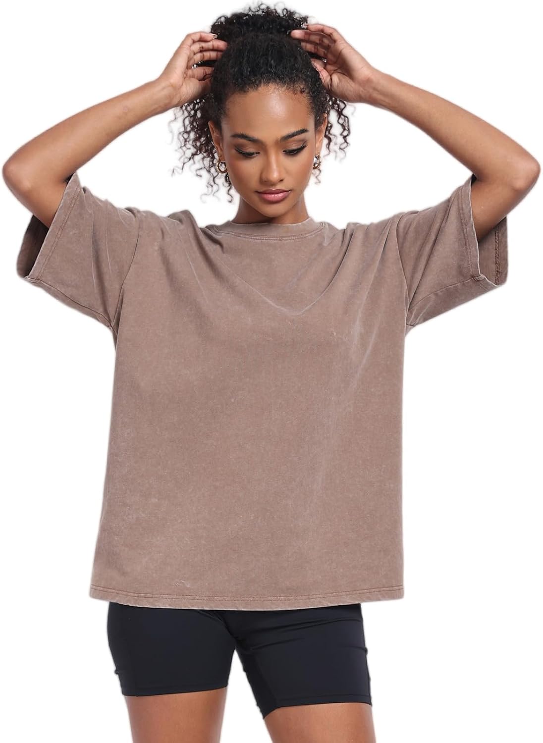 Detalle de Washed Vintage Oversized T-Shirt 1pc