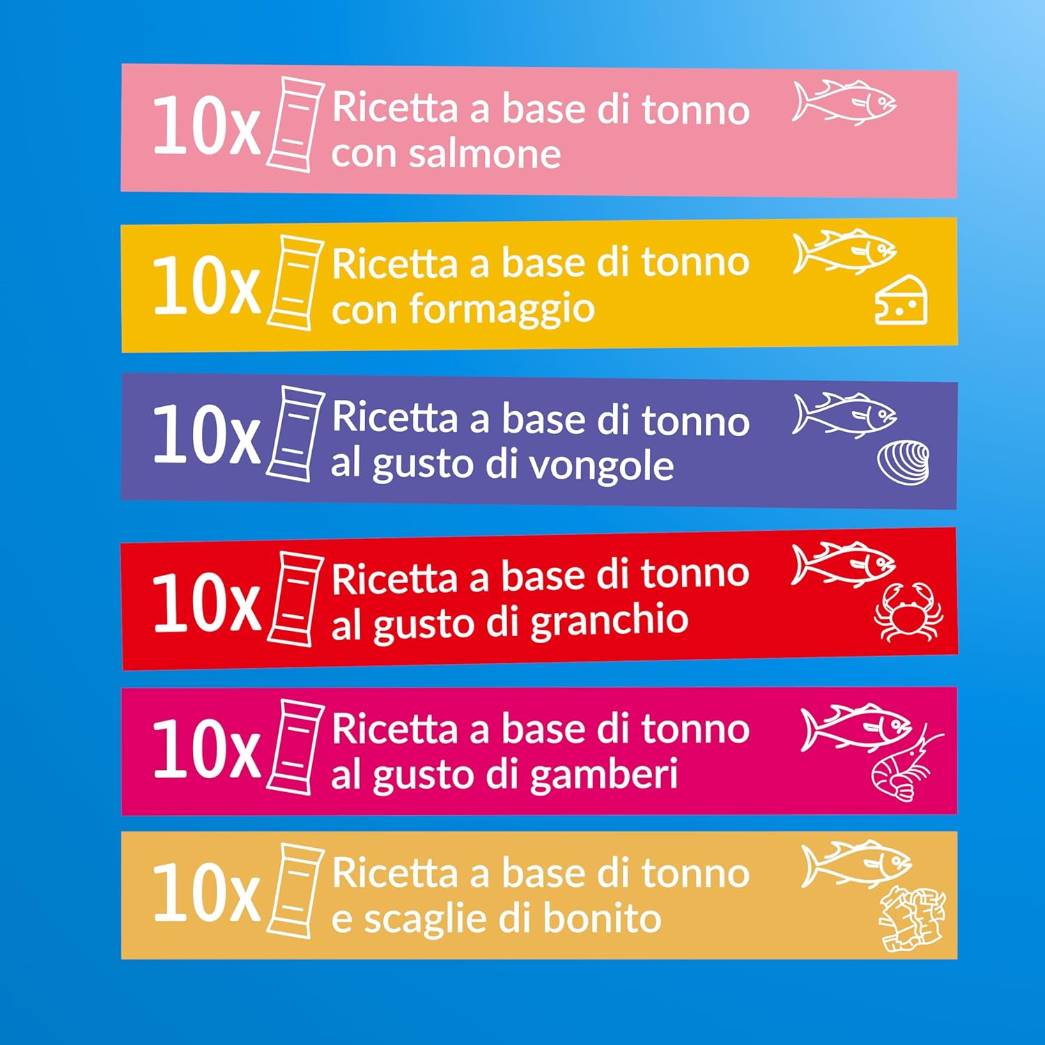 Thumbnail 4 de INABA Churu Snack per Gatti Cremoso in 4 Varietà al Tonno – 60 Stick da 14 g