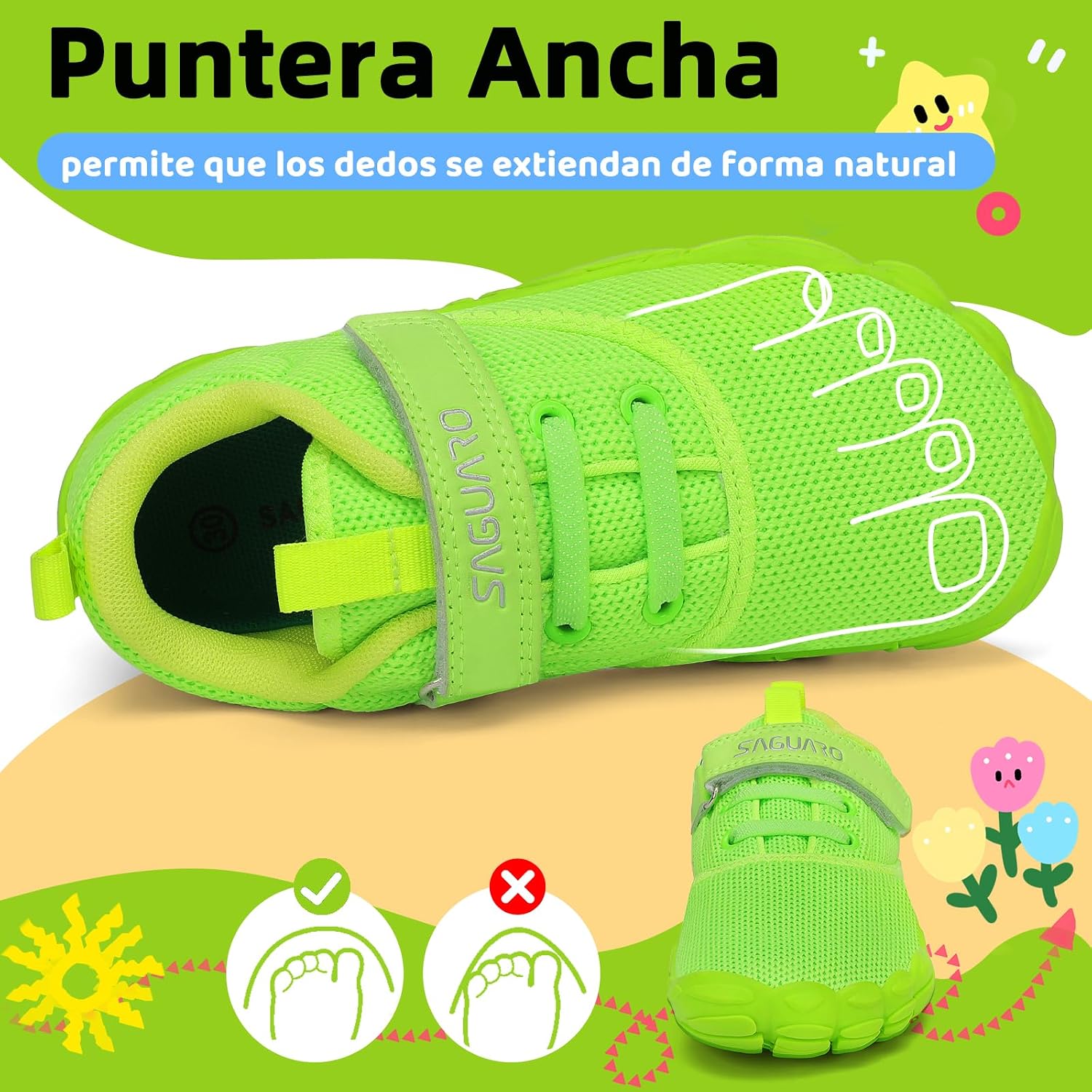 Thumbnail 1 de SAGUARO Zapatillas Barefoot Niños Antideslizantes