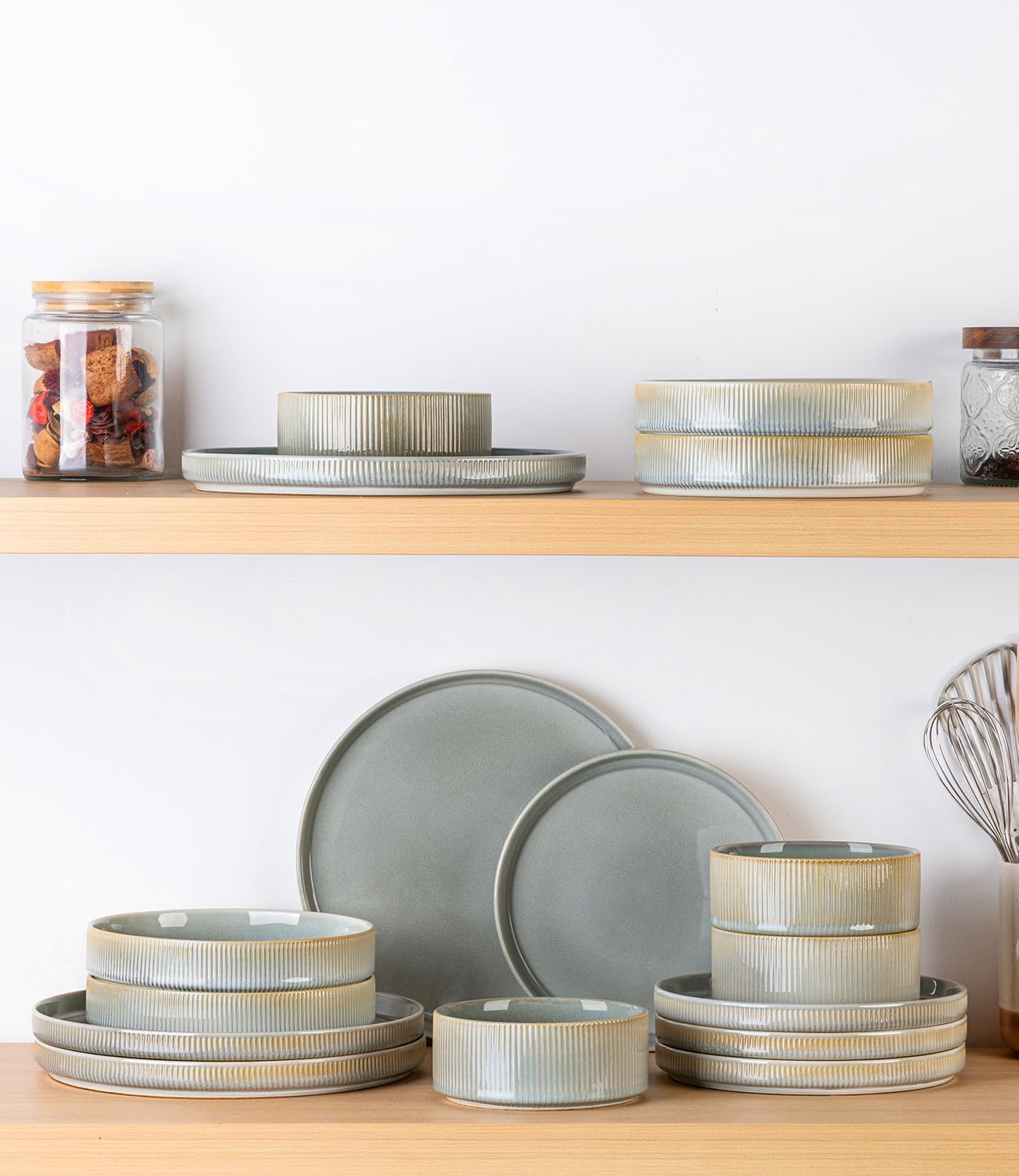 Thumbnail 5 de TheTerra Ceramic Dinnerware Set 12 Pieces 🍽