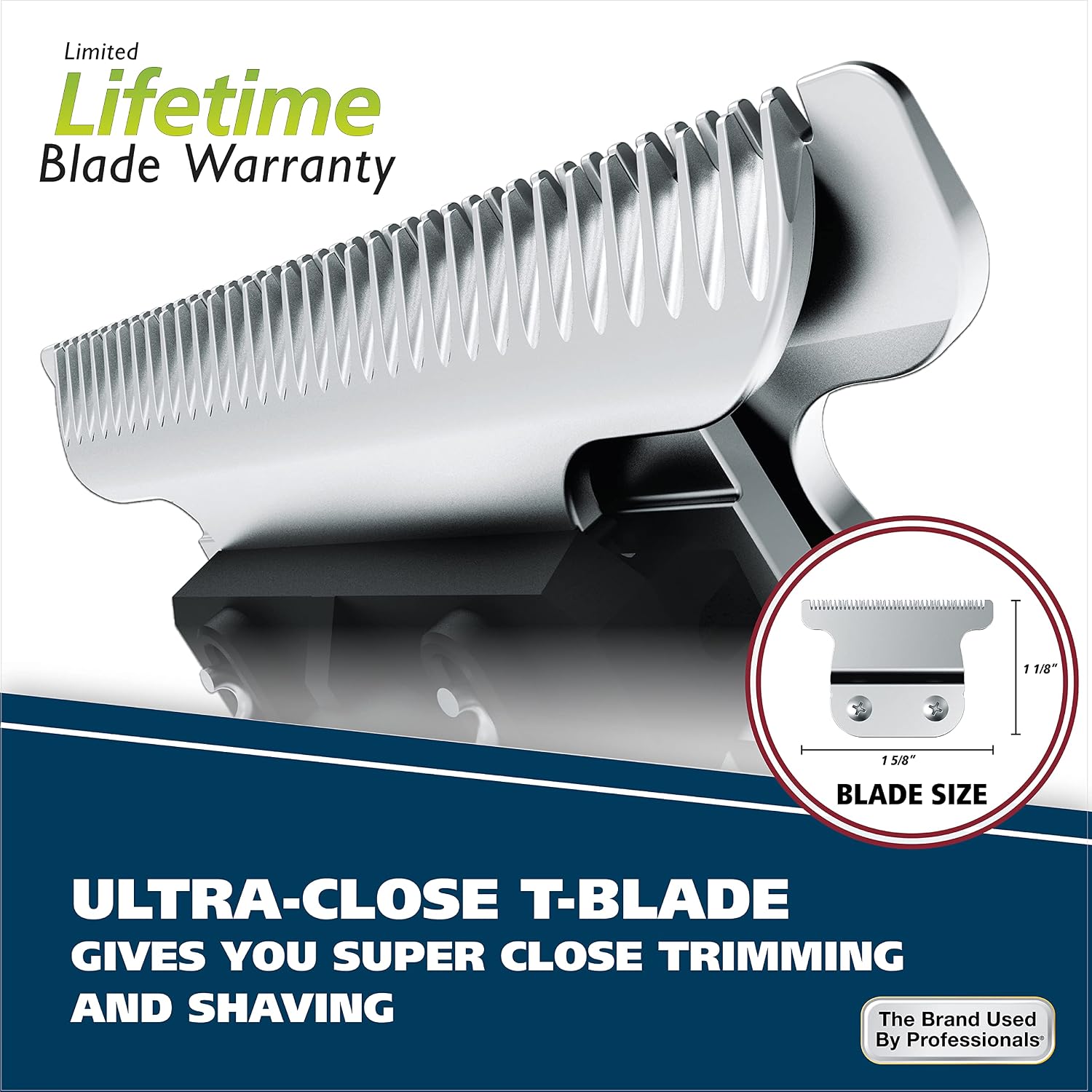 Detalle 2 de Wahl 9899-100 Aqua Blade Rechargeable Beard Trimmer