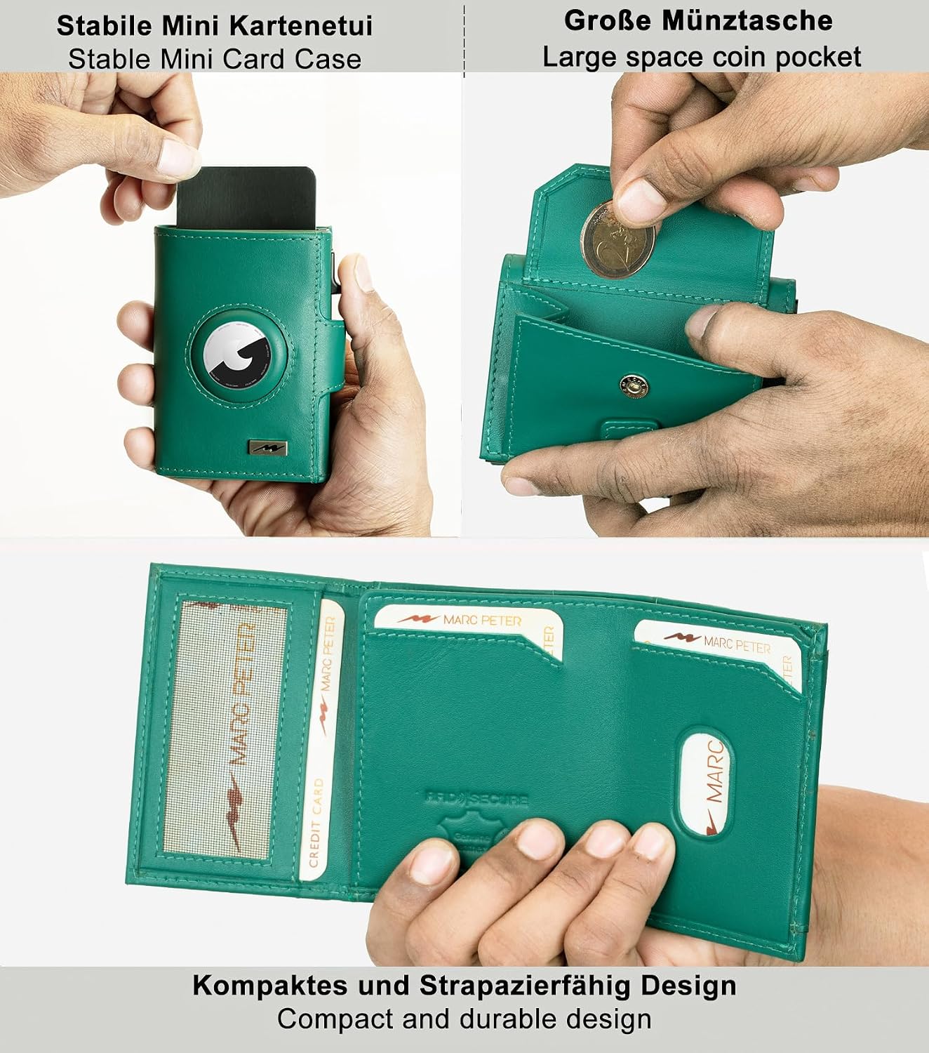 Detalle 2 de Marc Peter Chicago RFID Slim Wallet
