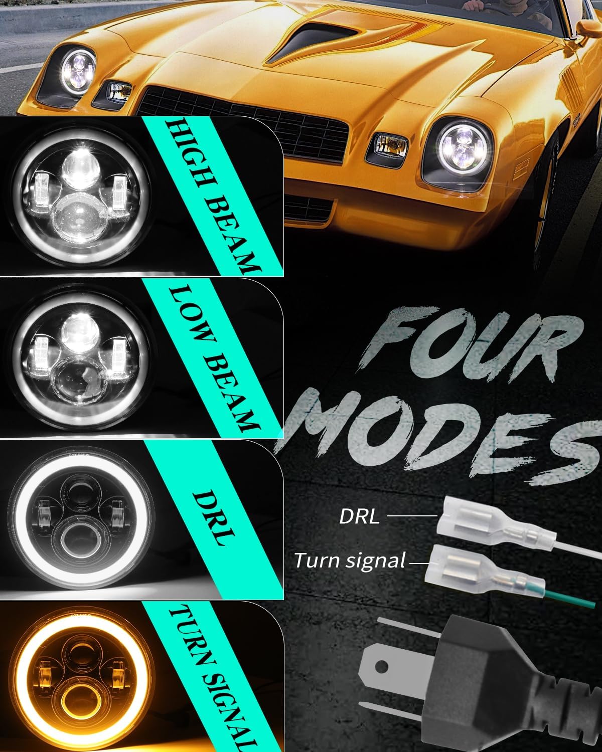 Thumbnail 2 de ZIMABLUE H6024 7 inch LED Headlight