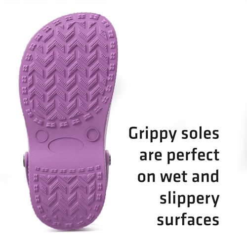 Thumbnail 3 de Lakeland Active Children's Silloth Lightweight Ventilated Clogs - Purple (1 UK)