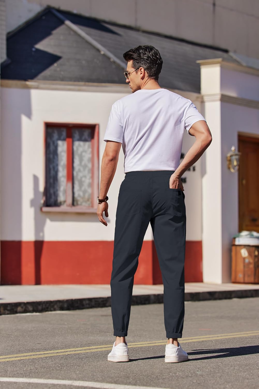 Thumbnail 2 de COOFANDY Pantaloni Cargo Casual Uomo