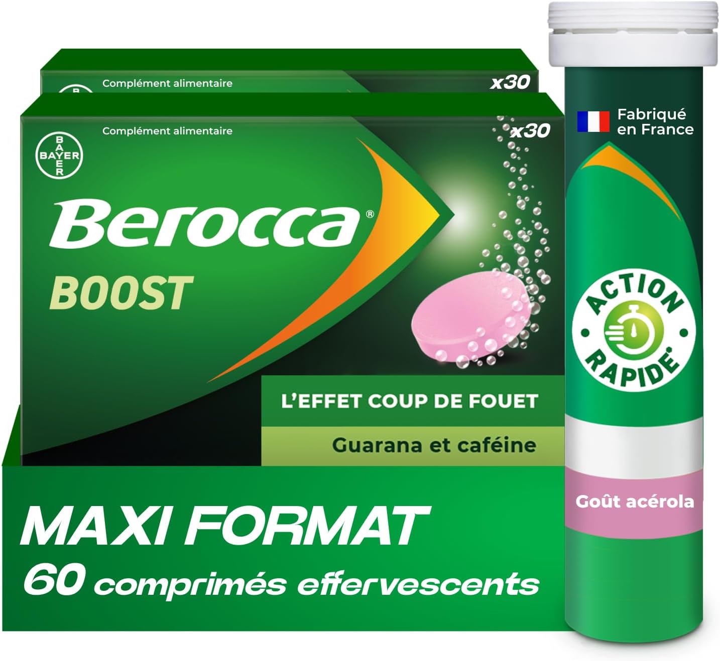 Detalle de Berocca Boost complément effervescent 60 cp 💊