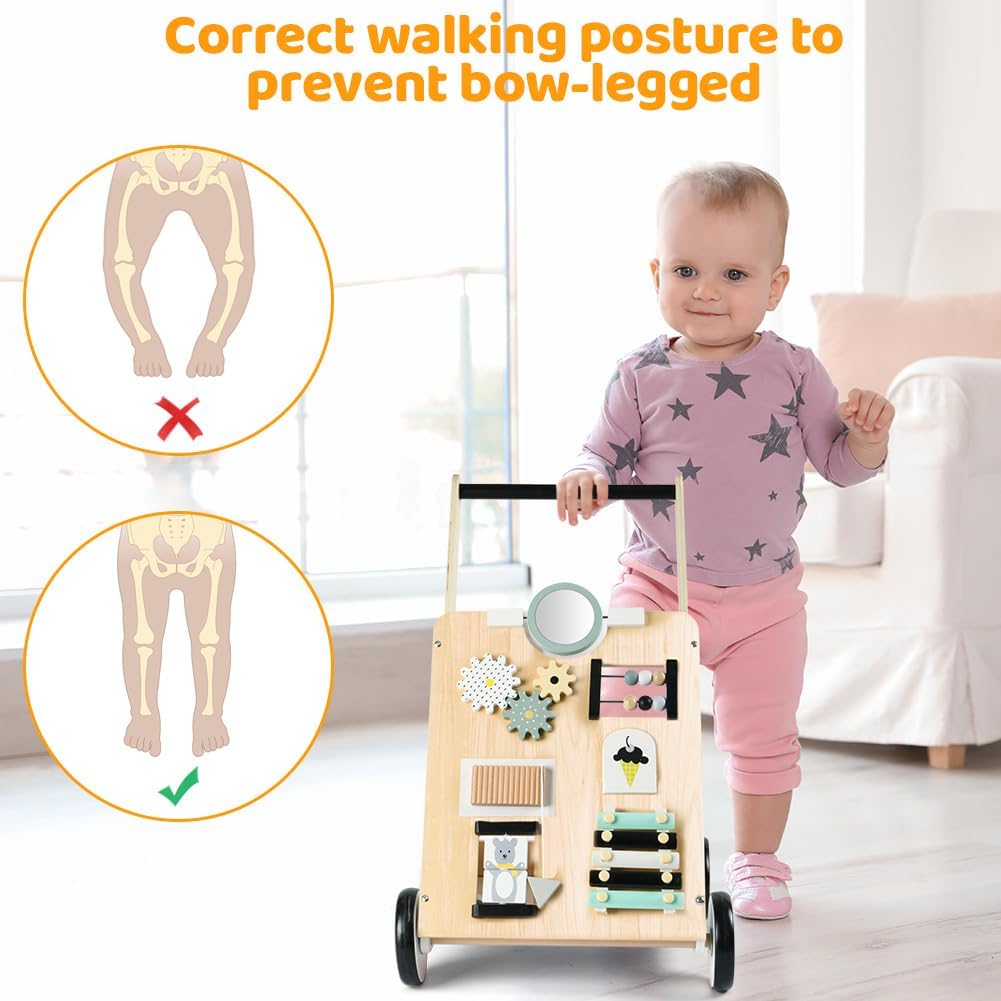 Thumbnail 4 de Aolso Girello in legno 2 in 1 per neonati