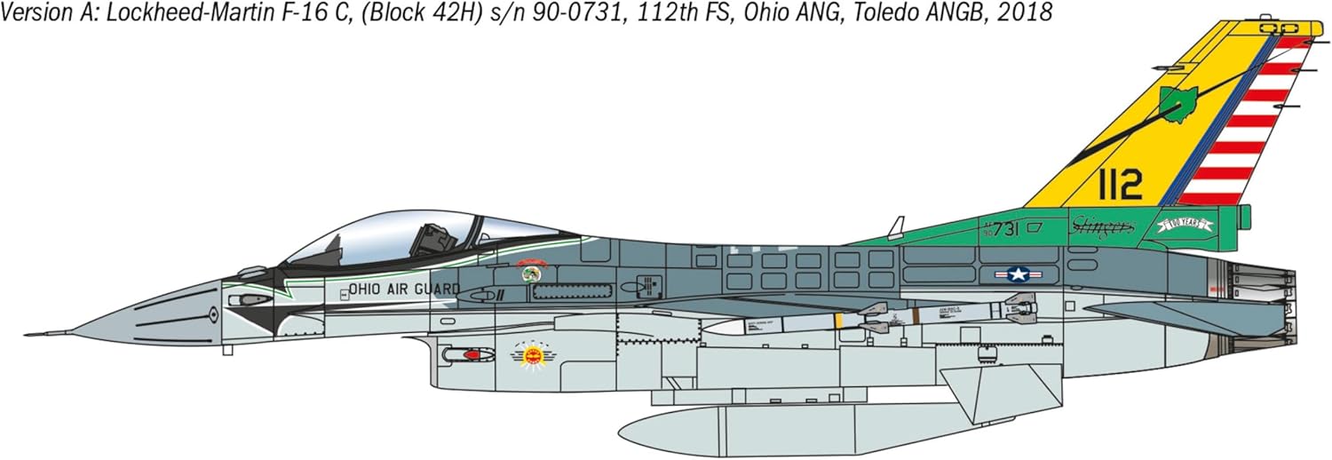Detalle 2 de Italeri 35105 | F-16C Fighting Falcon 1:48 – War Thunder Modellbausatz