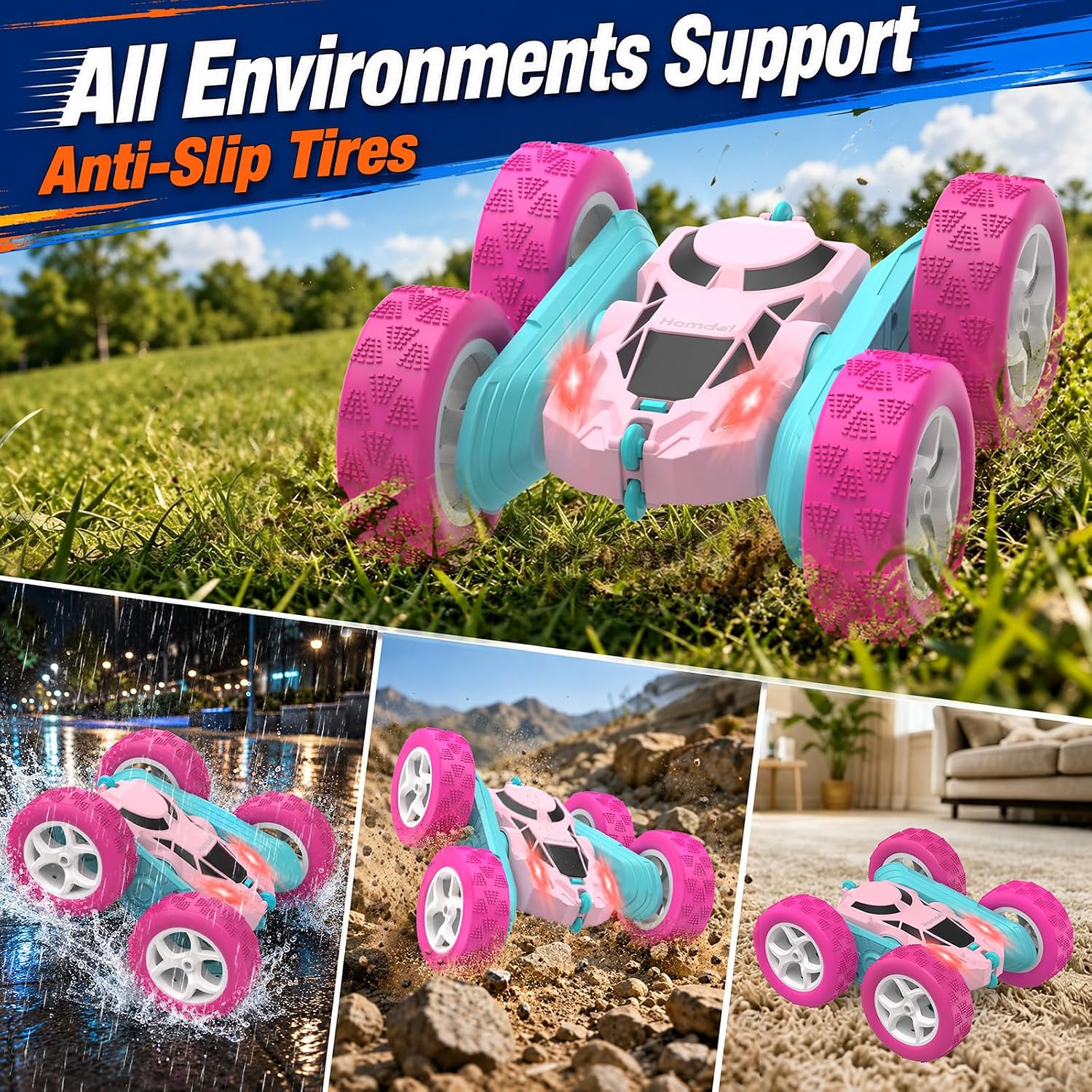 Thumbnail 5 de Hamdol 360° Stunt Remote Control Car