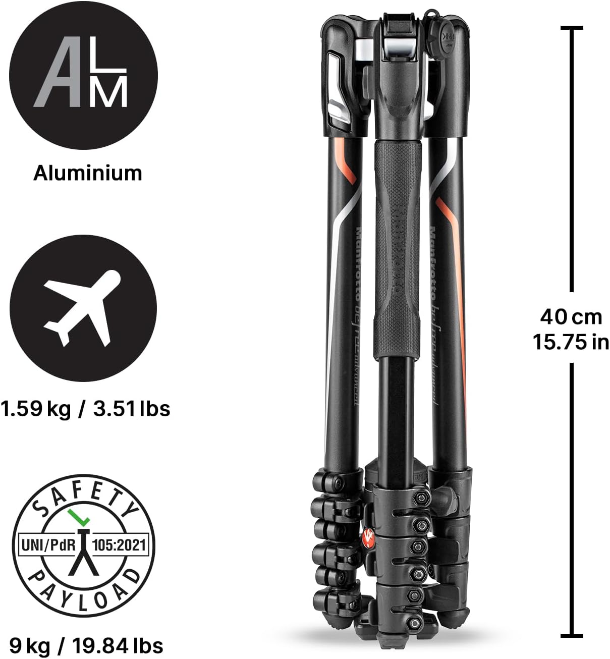 Thumbnail 2 de Manfrotto Befree Advanced aluminium travel tripod
