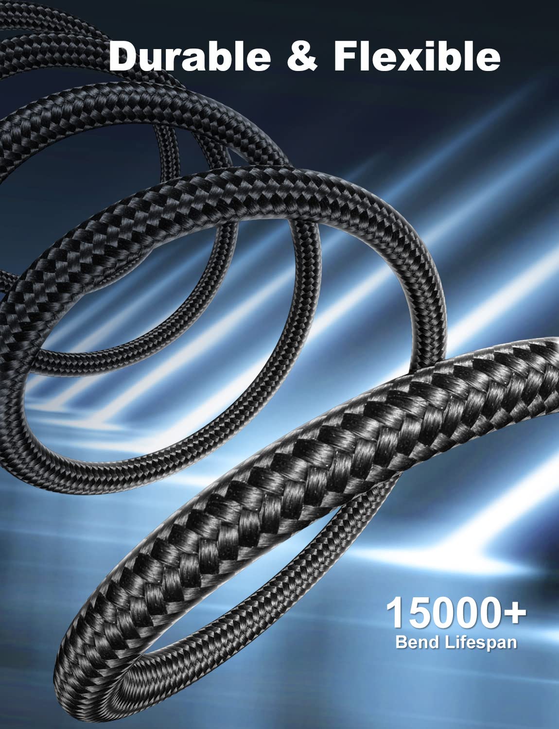 Thumbnail 5 de SOUNDFAM Cavo Audio Stereo HiFi 3,5mm a 2 RCA angolo retto 90° placcato oro 24K, doppia schermatura (3 m)