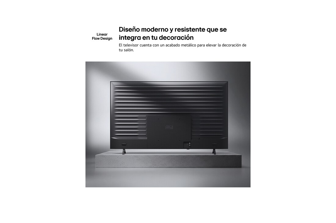 Detalle de LG QNED72 65" 4K (2026) | Smart TV MiniLED AI QNED72, modelo 65QNED72B6B