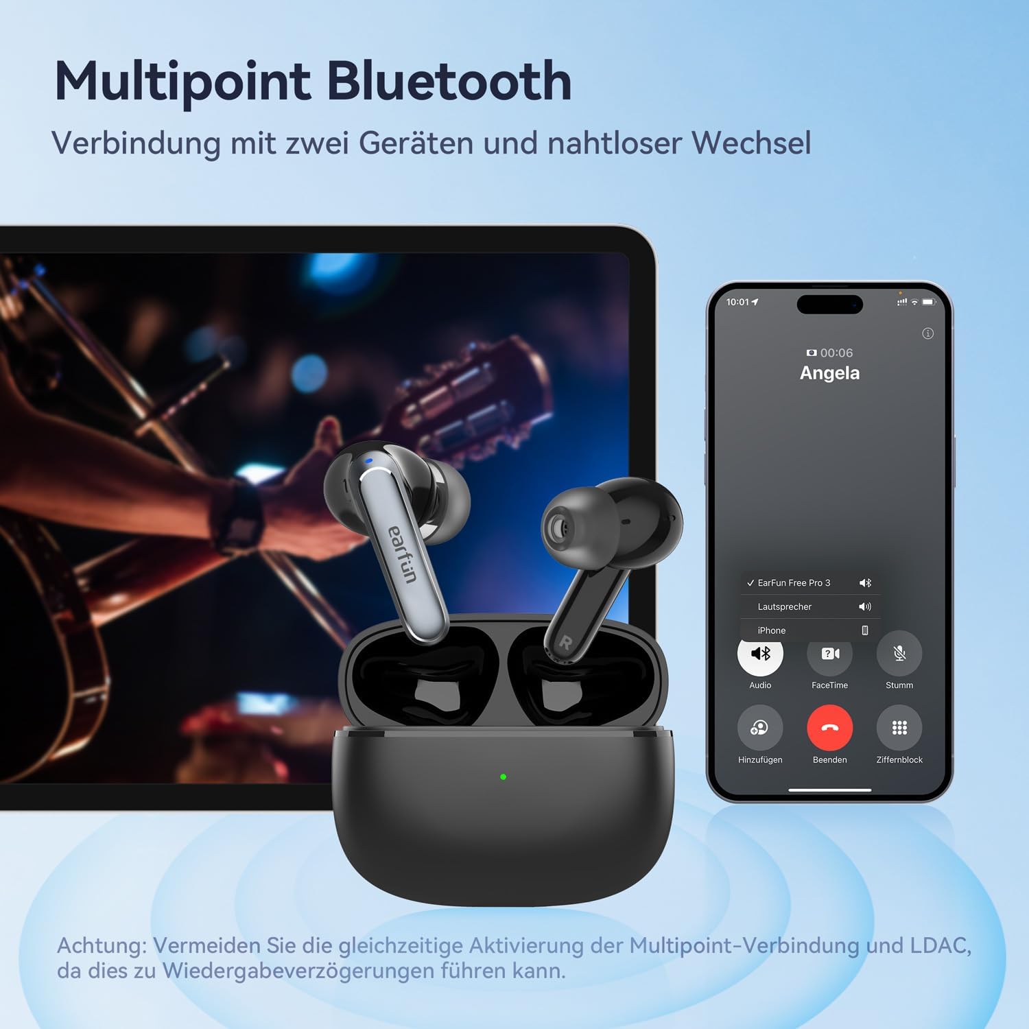 Thumbnail 4 de EarFun Air 2 In Ear Kopfhörer 40 Std