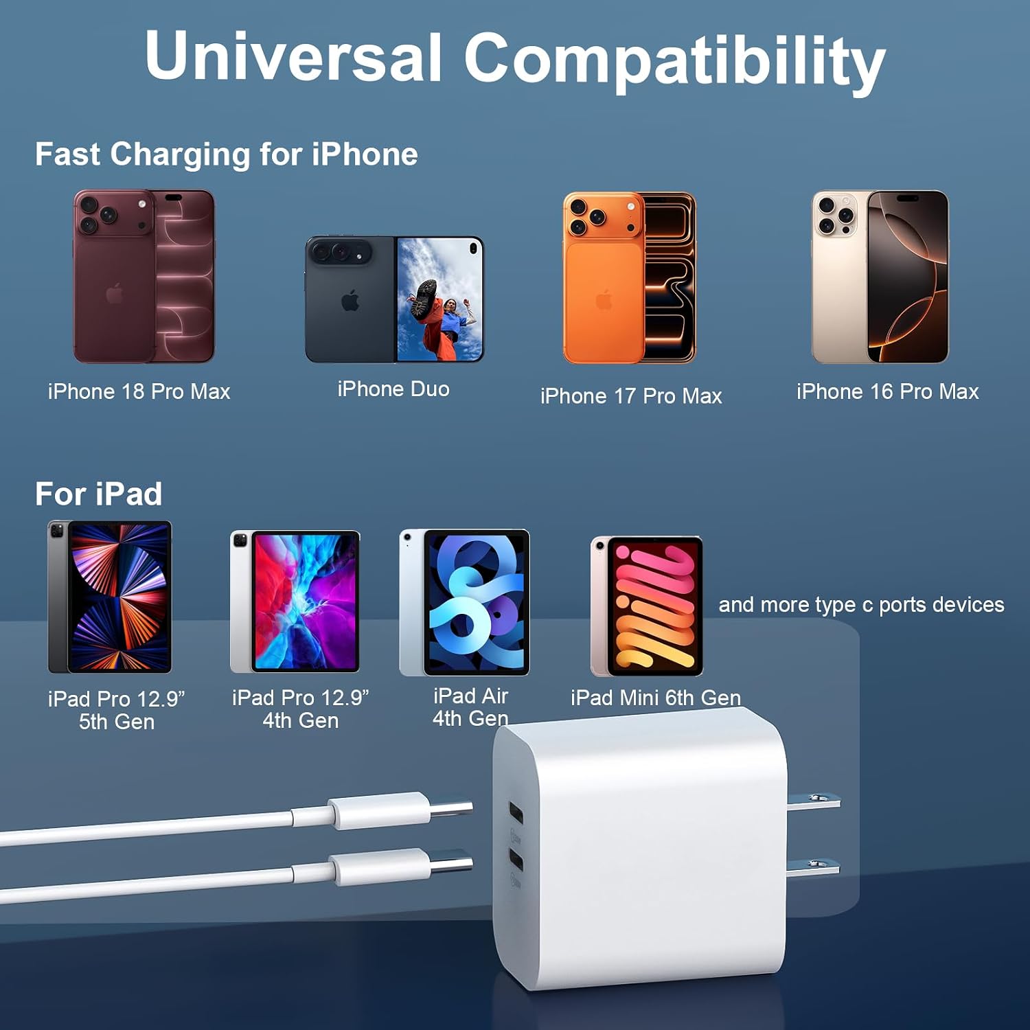 Detalle 2 de Fast Charging Cord 10FT for iPhone