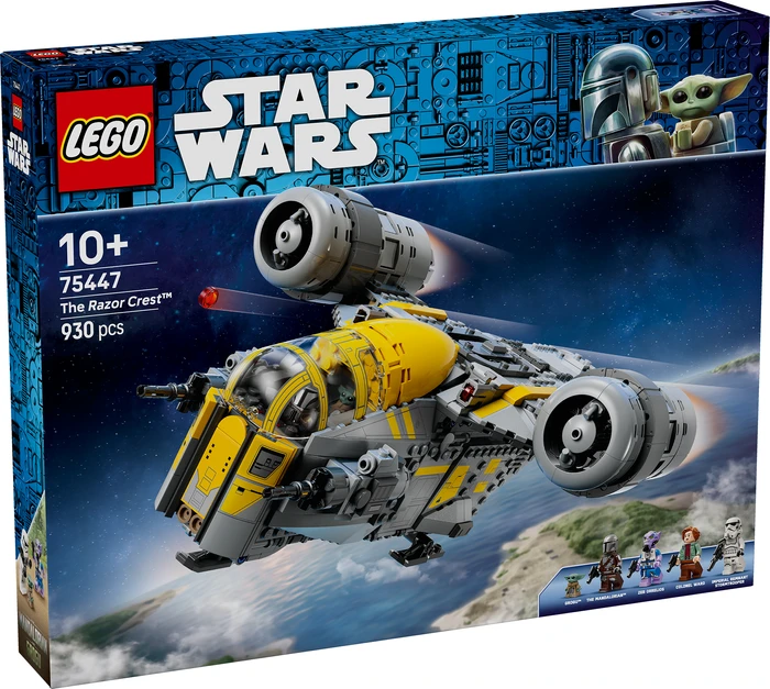 Thumbnail 10 de LEGO Star Wars Razor Crest 75447 – Raumschiff-Modell mit 930 Teilen