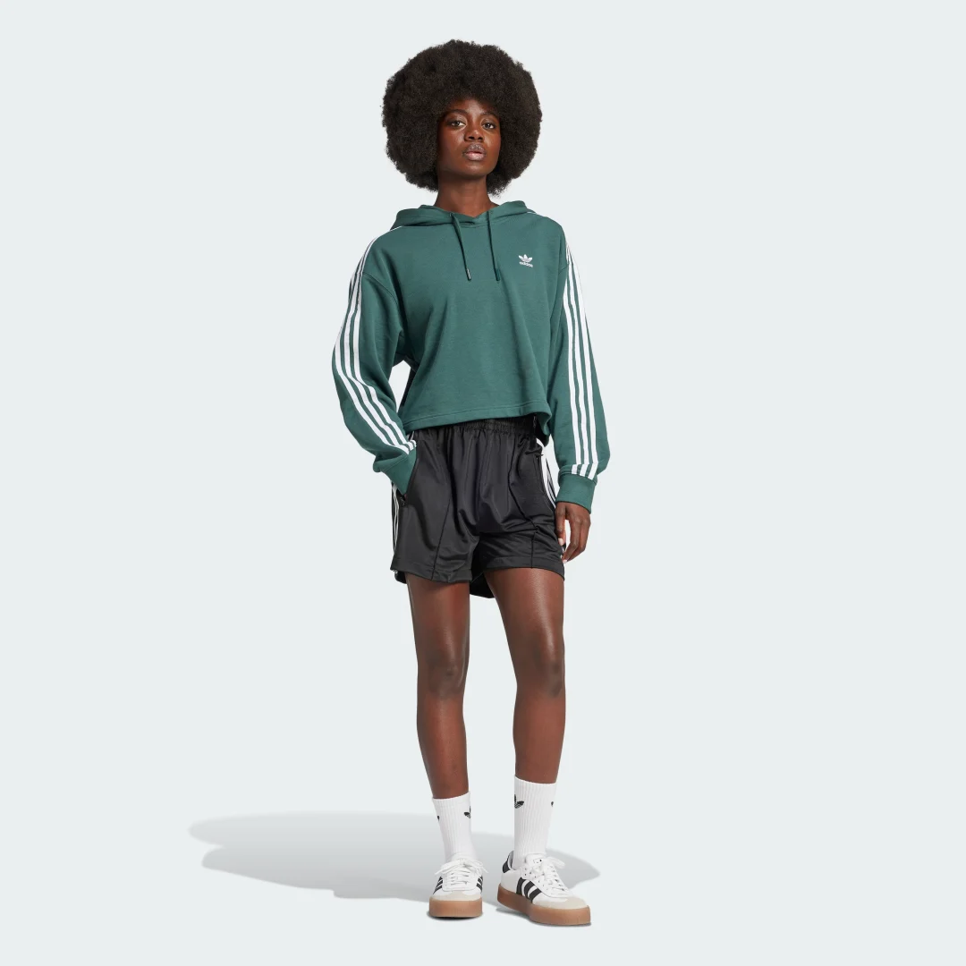 Thumbnail 2 de Adicolor 3-Stripes Short Hoodie – Adidas
