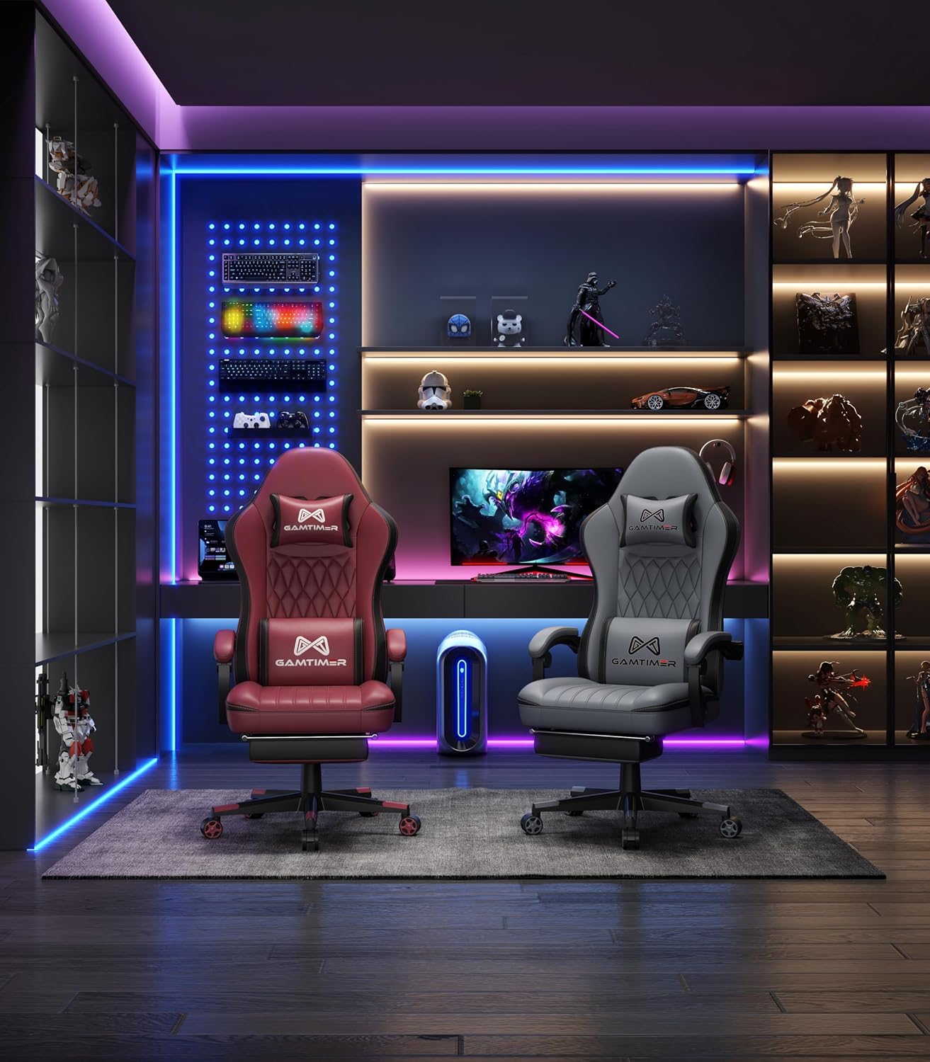 Detalle de Gamtimer Gaming Chair 400 lb Capacity