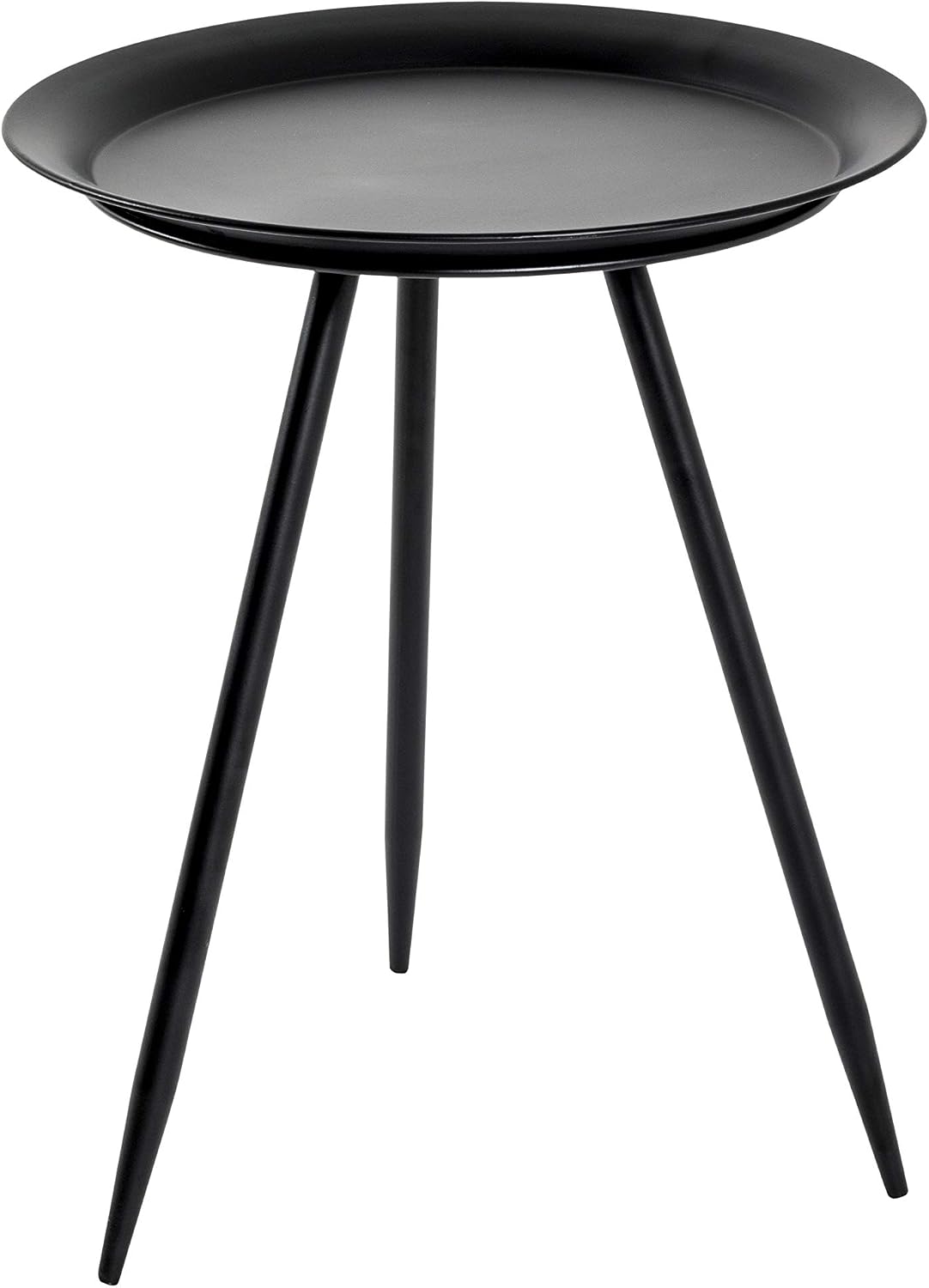 Detalle 2 de HAKU Tavolino bronzo in metallo – Ø 38 cm, altezza 47 cm, stile moderno