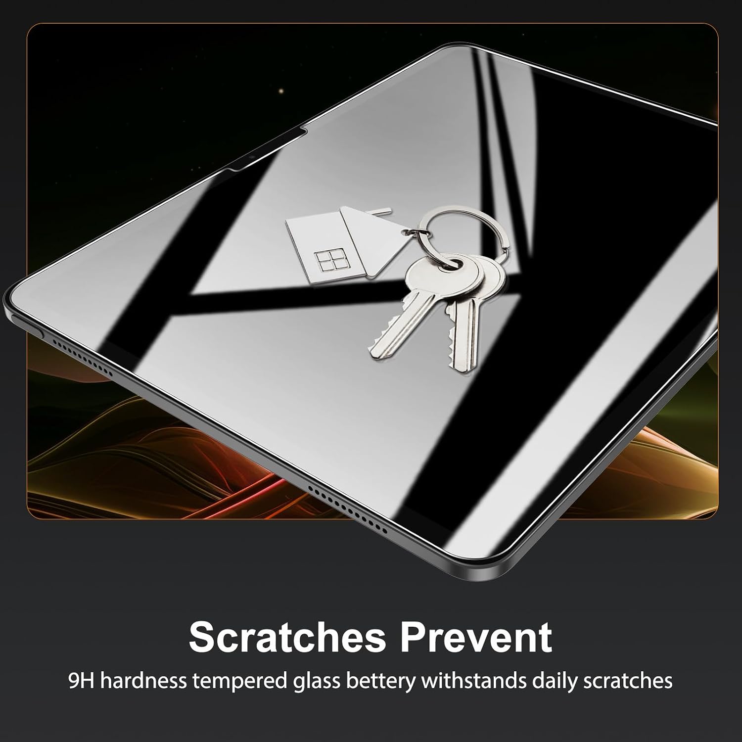 Detalle de SPARIN Panzer-Schutzglas (2 Stück) für iPad Air 11 Zoll M3/M2/M4 – Auto-Installation, 9H Schutzfolie