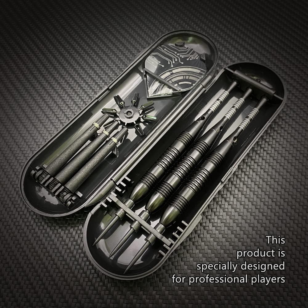 Thumbnail 1 de Steel Tip Darts Set, 3 Pack Professional Dart with Aluminum Shafts and Darts Case