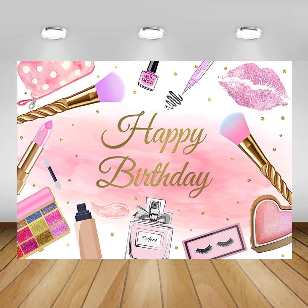 Thumbnail 3 de MEHOFOND 7x5ft girl birthday background banner (2.1 x 1.5m) for cake smash, party photos and studio use