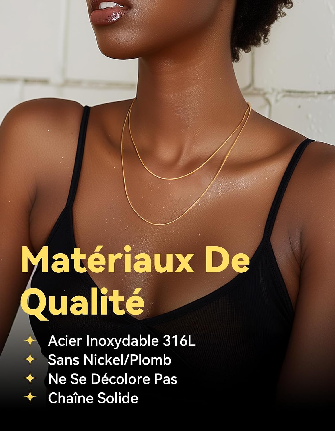 Detalle 2 de ChainsHouse Collier Chaîne Serpent 1,2 mm
