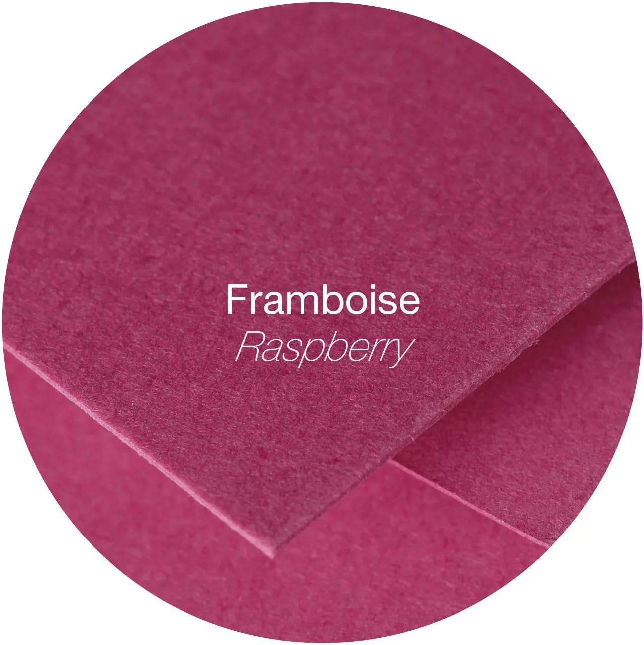 Detalle de Clairefontaine 5768C: Pacco da 20 Buste gommate 14x14 cm, 120 g/m², Colore fragola – Pollen