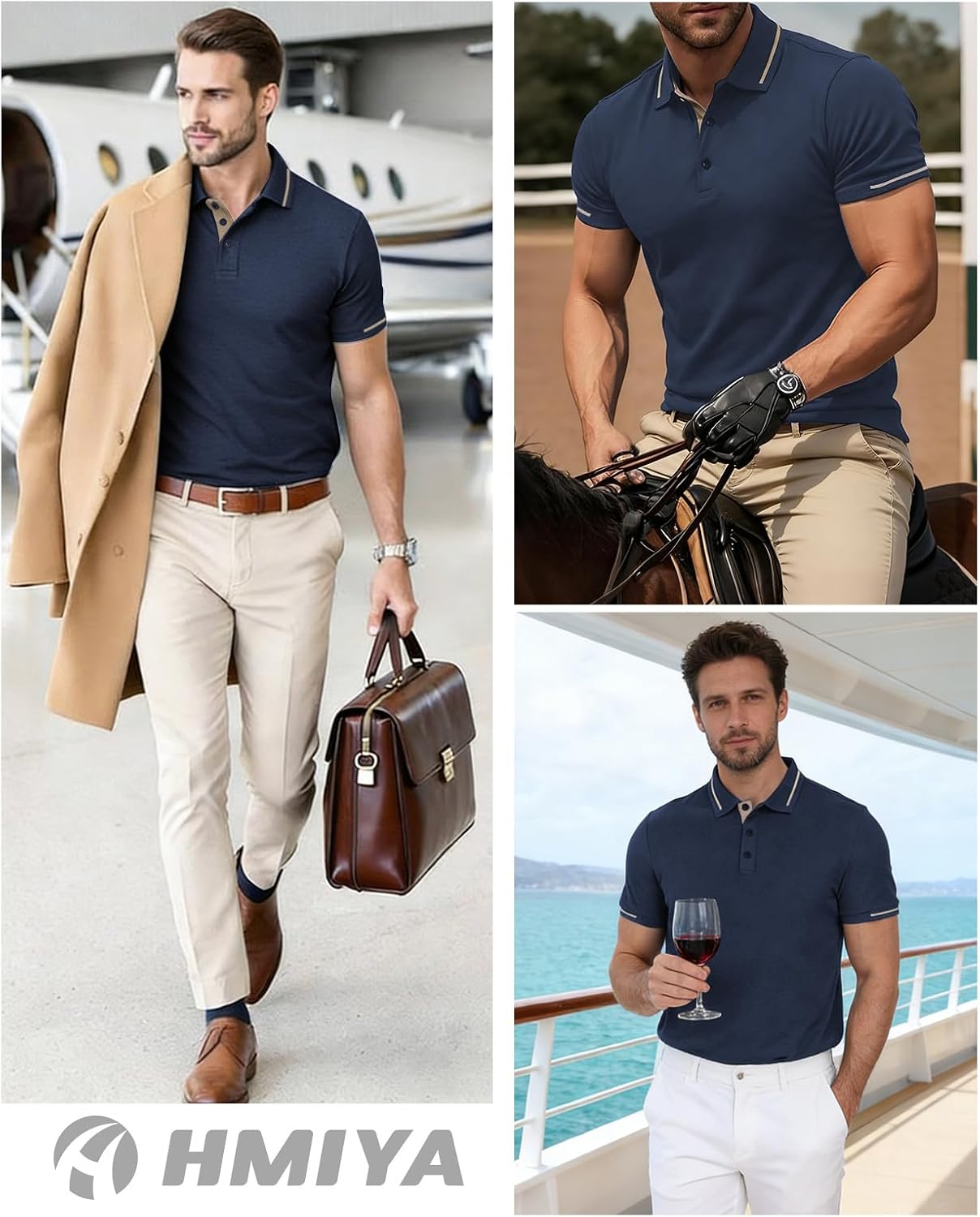 Thumbnail 3 de Herren Poloshirts-Business Kurzarm