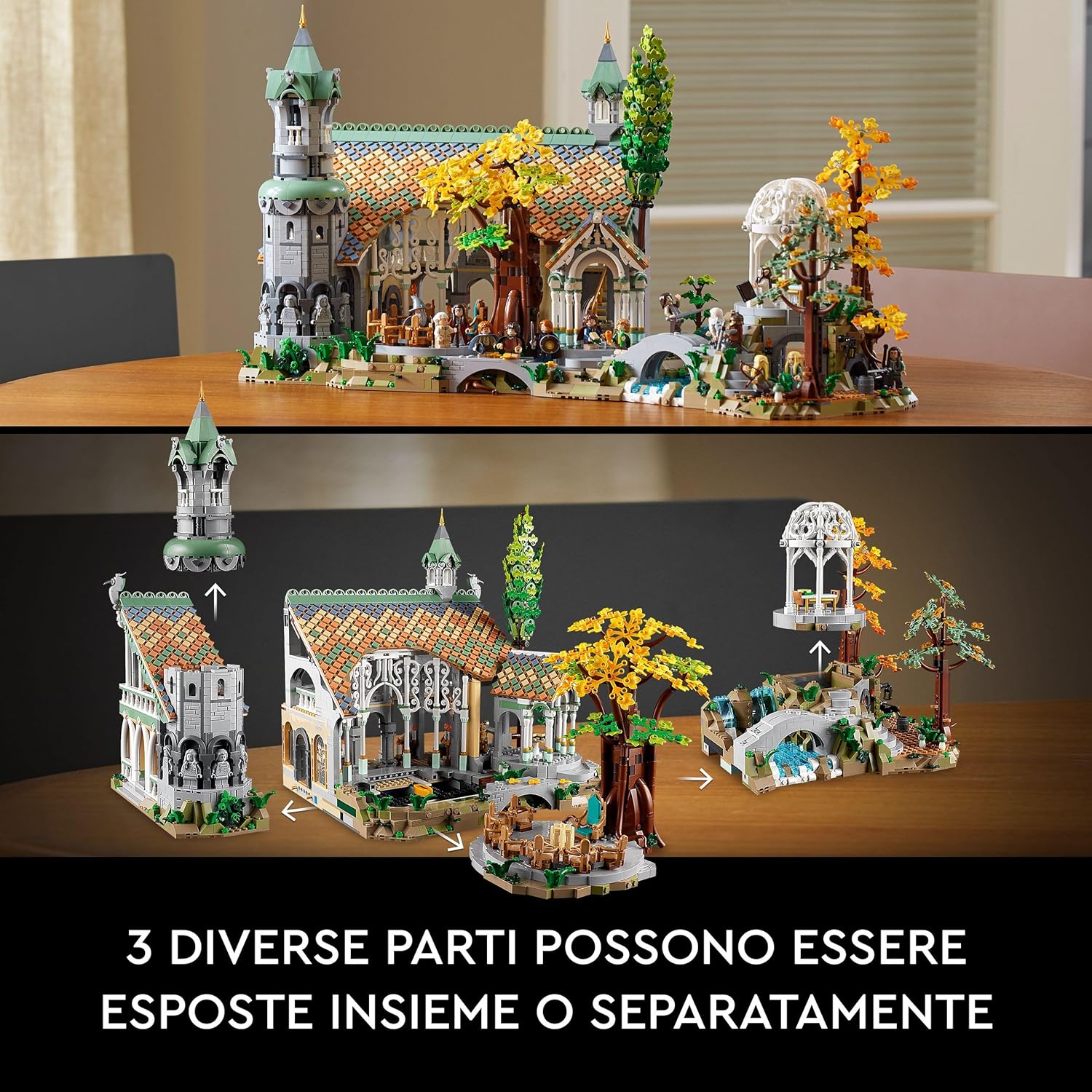 Thumbnail 3 de LEGO 10316 Icons Il Signore degli Anelli: Gran Burrone – maestoso set da collezione per adulti