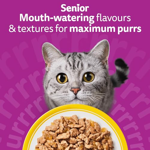 Thumbnail 7 de Whiskas Senior 7+ Wet Cat Food in Jelly – Poultry Feasts (40 x 85g)