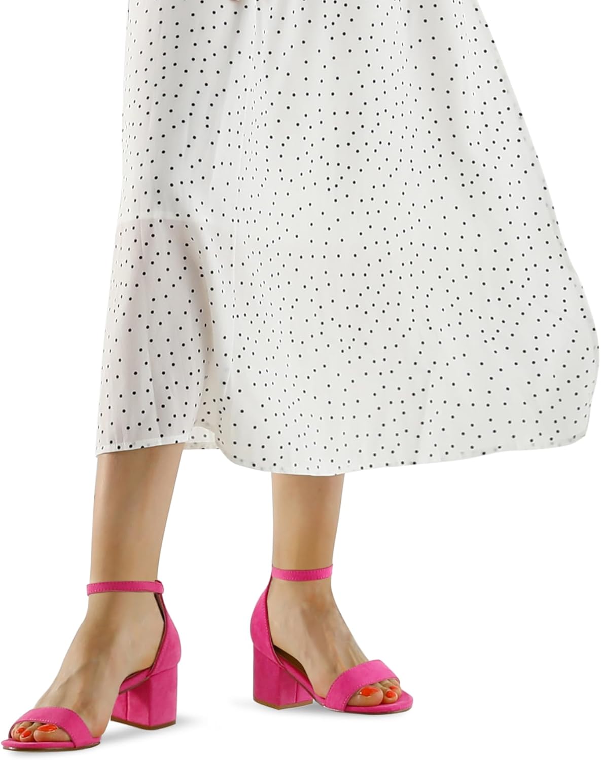 Thumbnail 1 de mysoft chunky low heels open toe 2.25 in