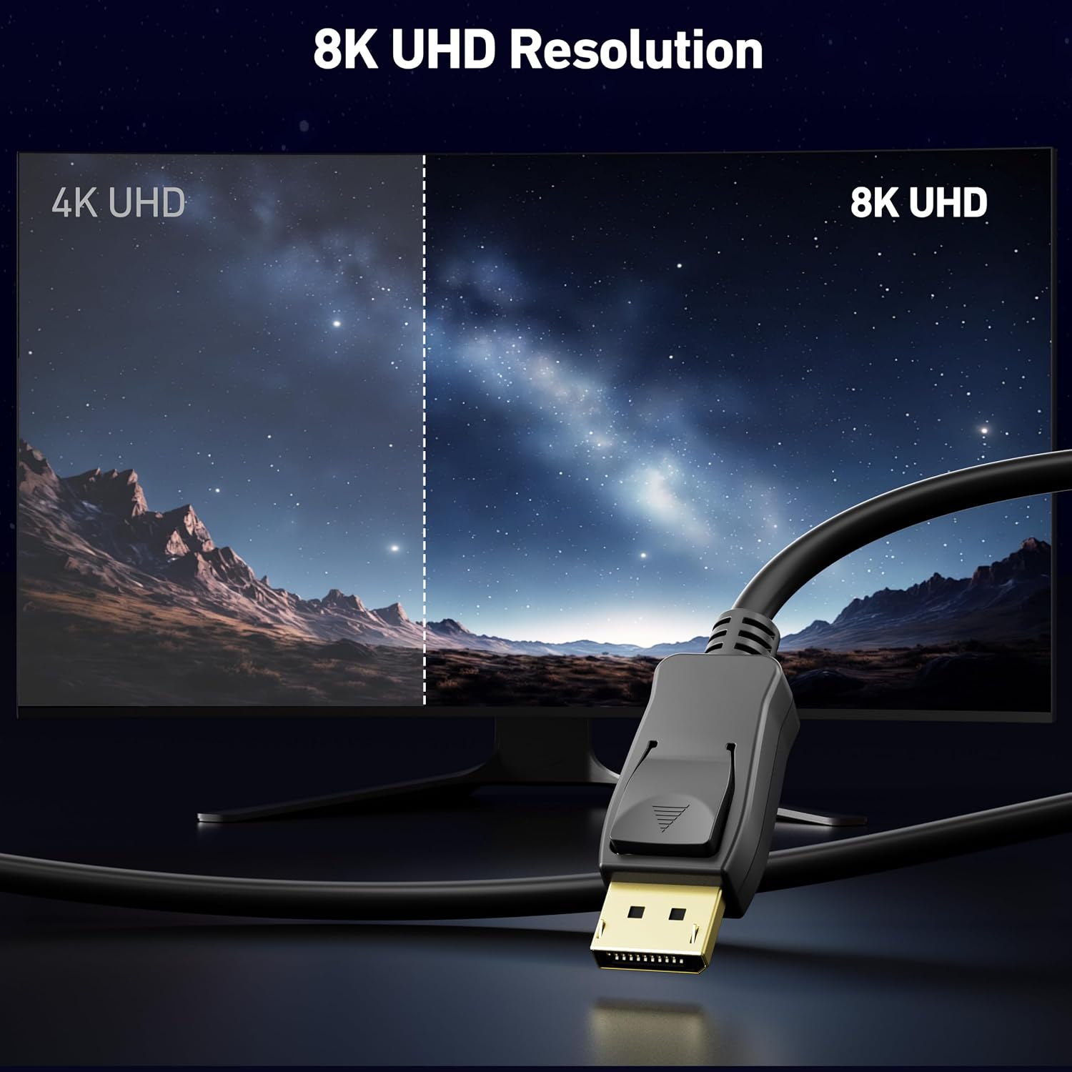 Thumbnail 4 de BENFEI 8K DisplayPort to DisplayPort Cable 6ft