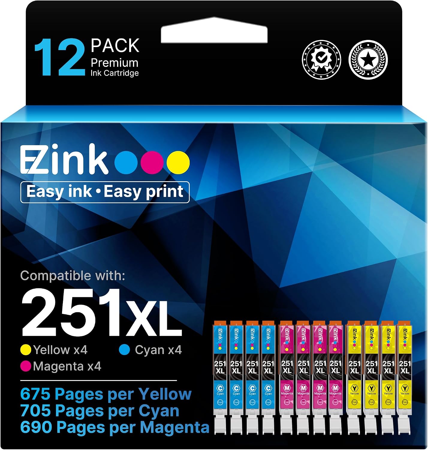 Detalle de E-Z Ink 251XL Ink Cartridges