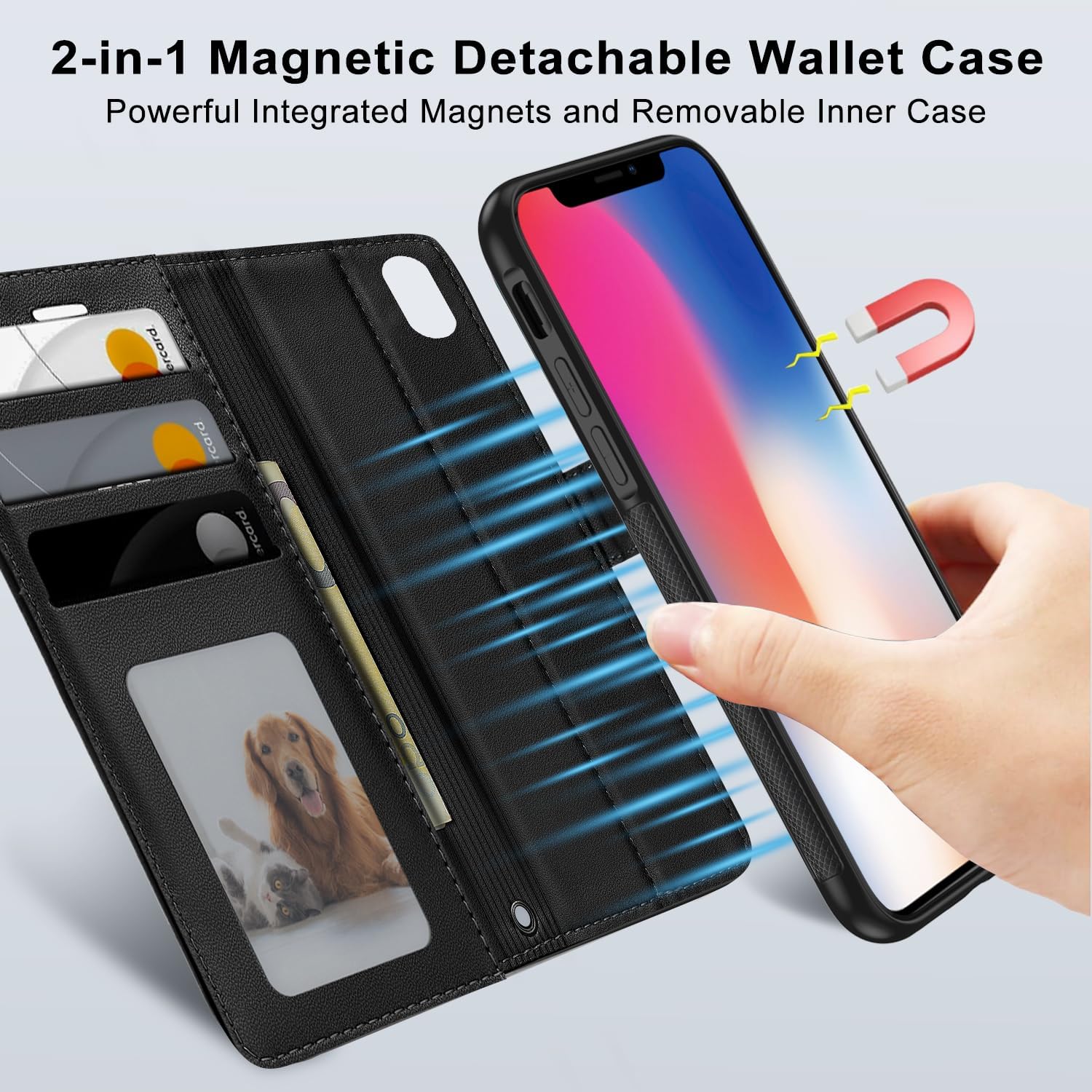 Detalle 2 de XTCASE 2 en 1 coque iPhone X/XS