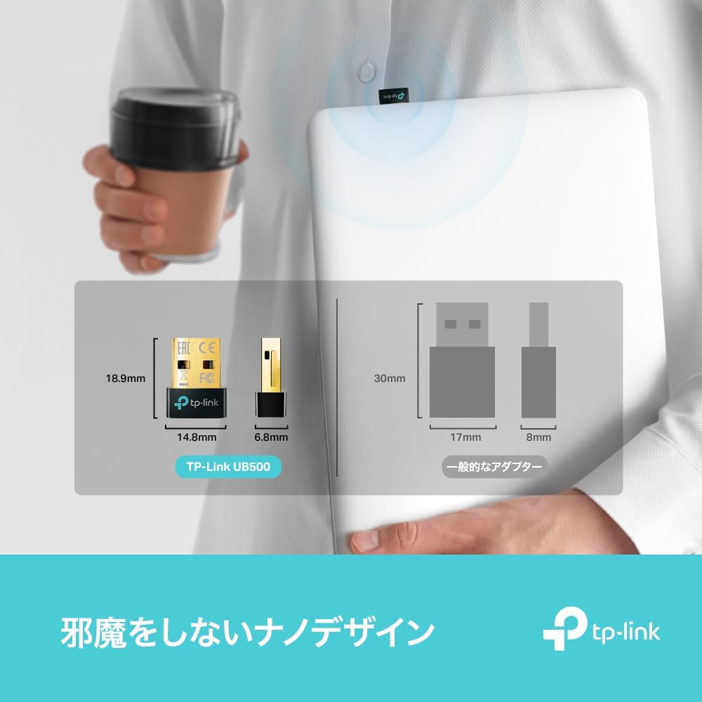 Detalle 2 de TP-Link UB500 Bluetooth USBアダプター Bluetooth 5.4対応・ナノサイズ