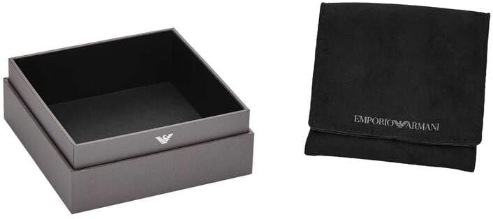 Thumbnail 5 de Bracelet Emporio Armani en laiton ou acier inoxydable, fermoir à homard ton or