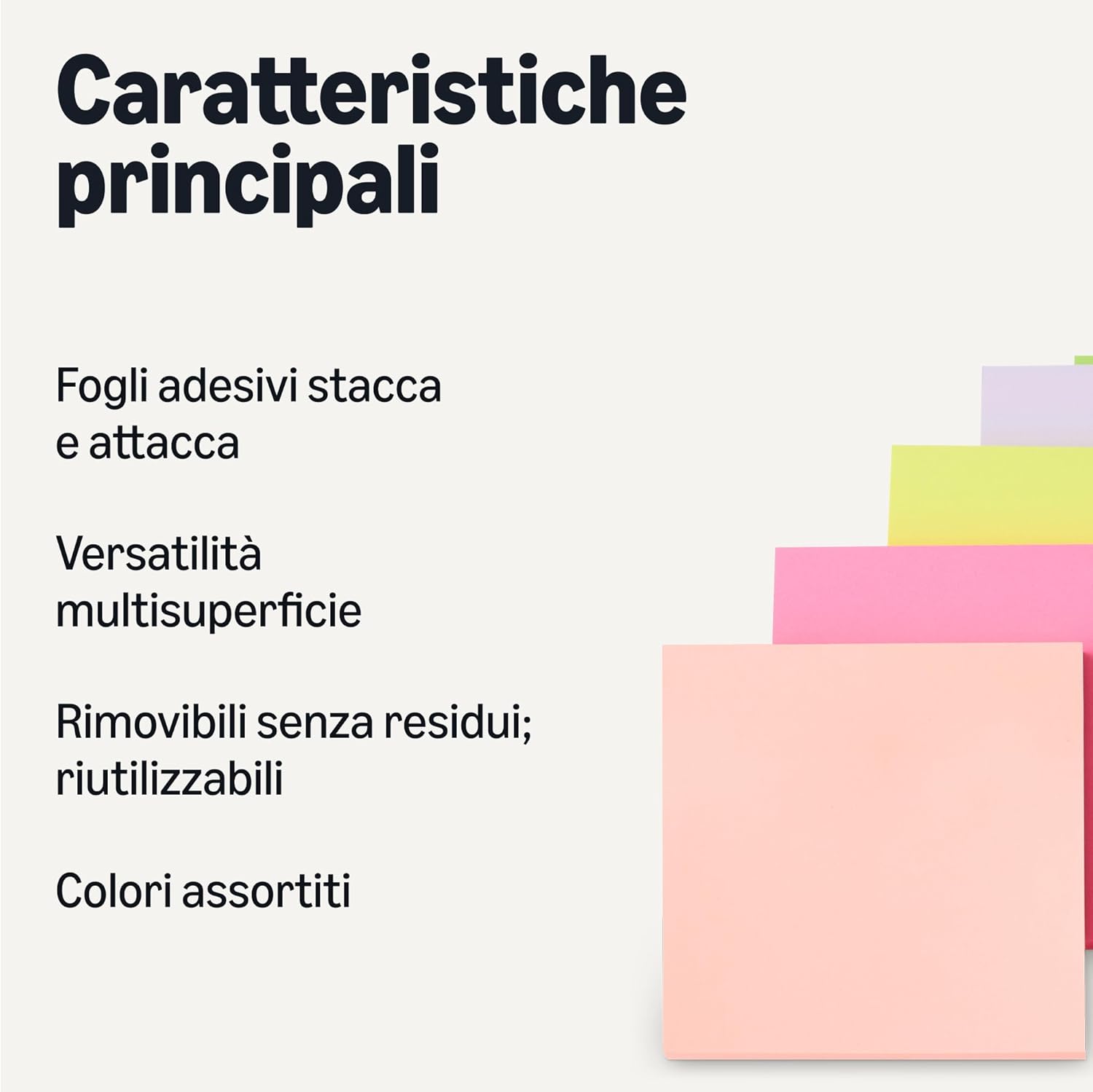 Thumbnail 1 de Amazon Basics Quadrato Blocchetti 24 unità 📝