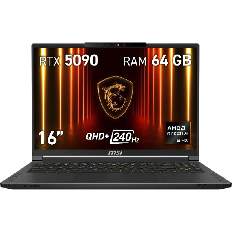 Detalle de MSI Stealth A16 OLED AI Ryzen 9 64GB 1TB RTX 5090 Laptop