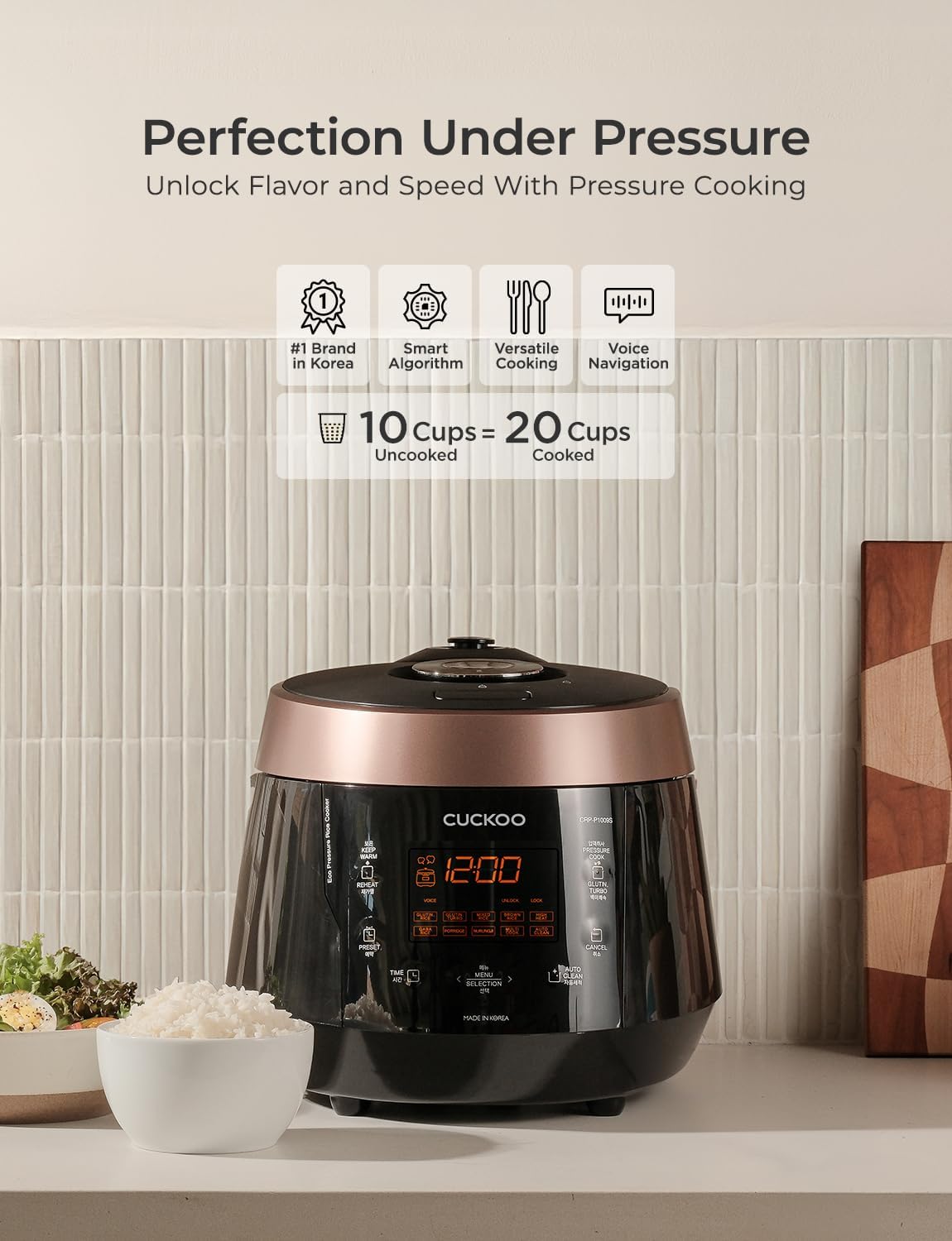Thumbnail 1 de Cuckoo 10-Cup High-Pressure Rice Cooker