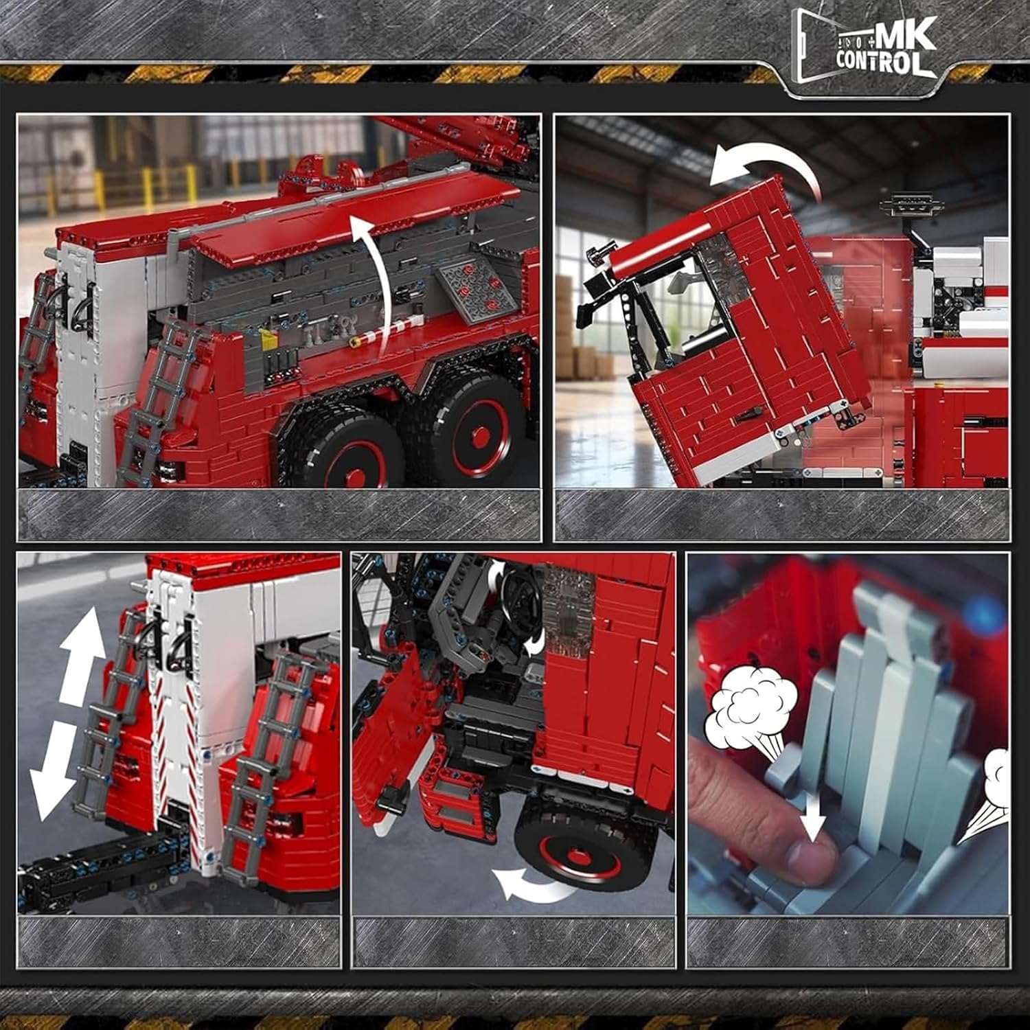 Thumbnail 2 de Mould King 19008 Tow Truck – dynamische Version als MKII-Technikbausatz mit Fernbedienung