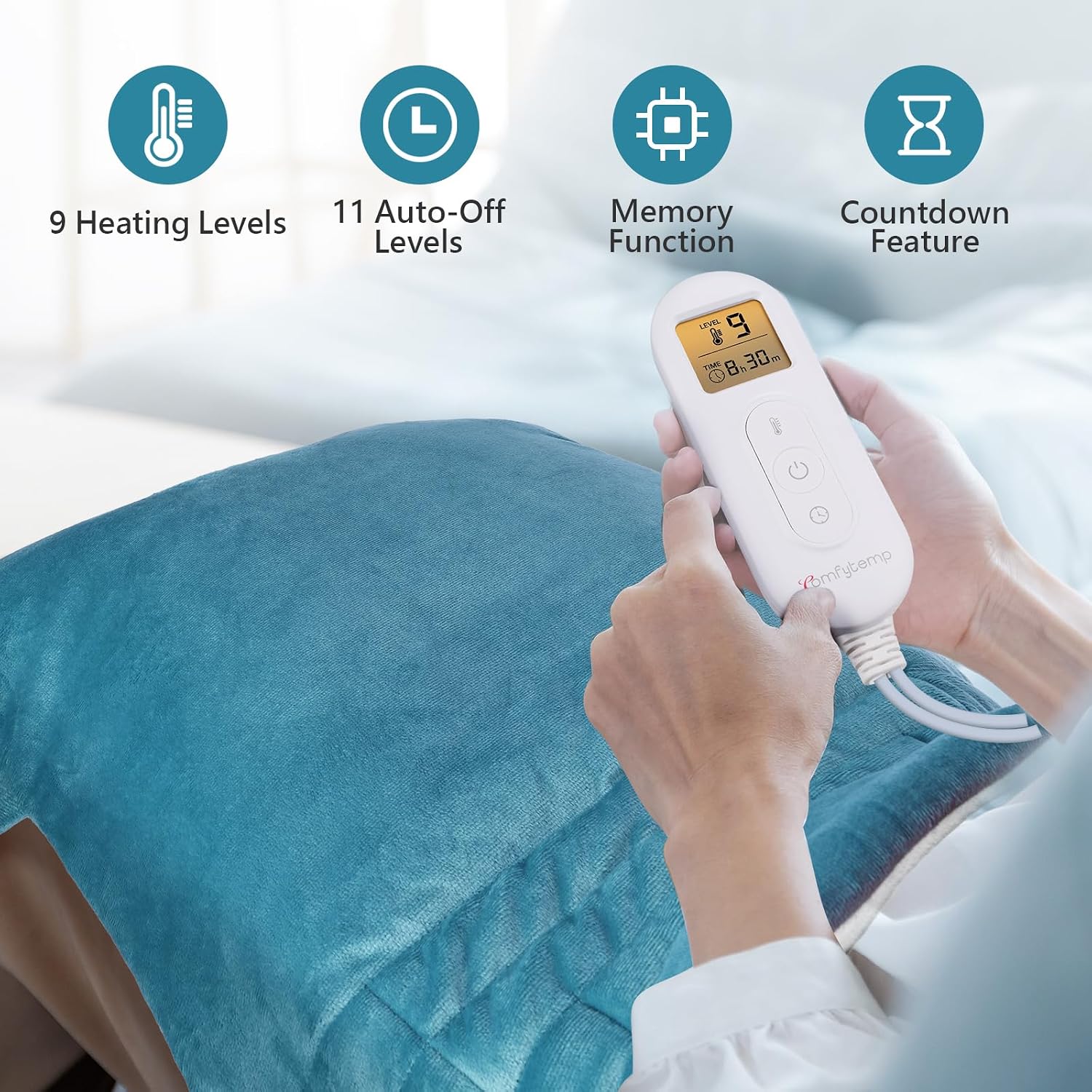 Detalle de Comfytemp Heated Pad for Back and Neck