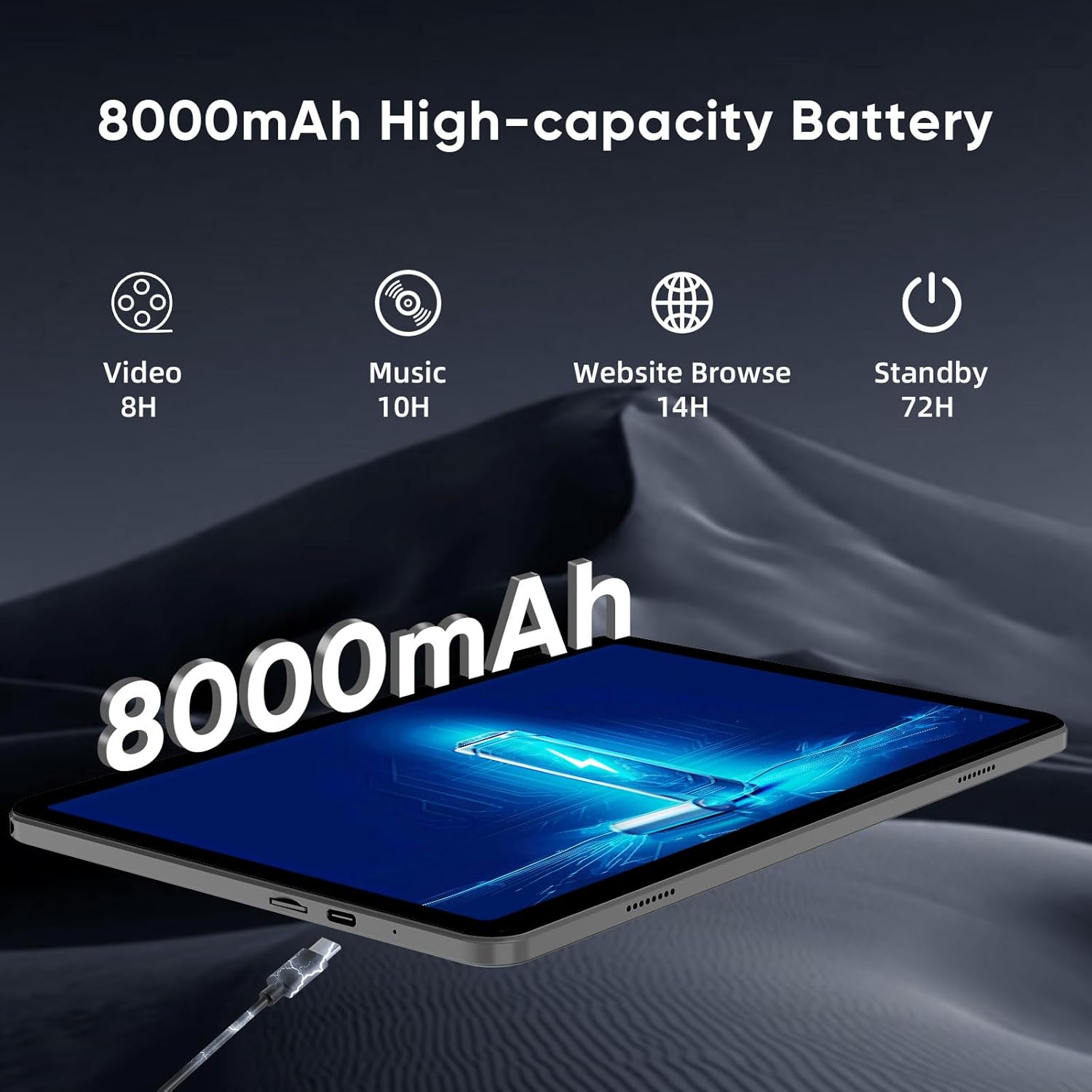 Thumbnail 5 de WXUNJA Android 15 Tablet 11-inch, 12GB RAM